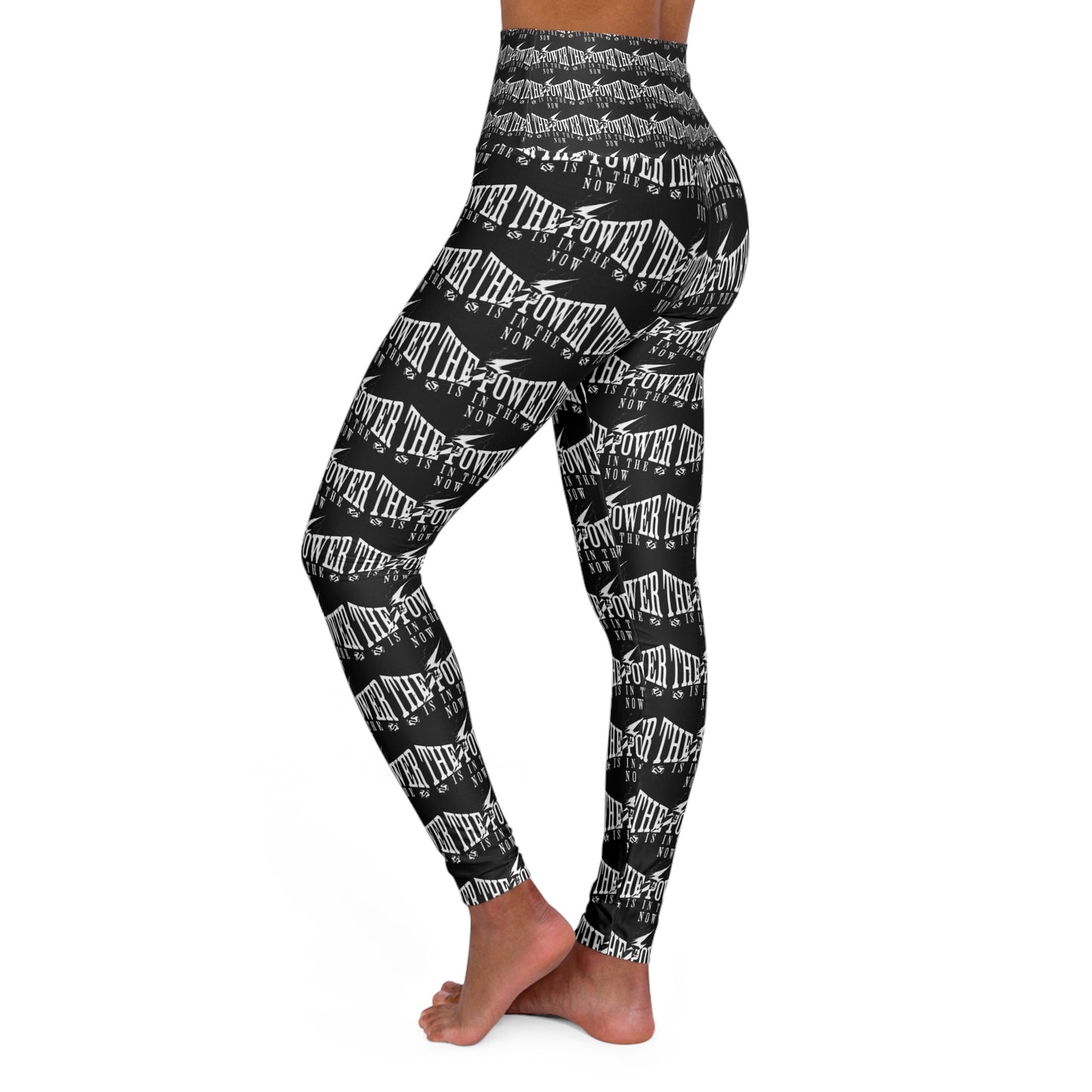 Empowerment High Waisted Yoga Leggings | Motivational Fitness Apparel