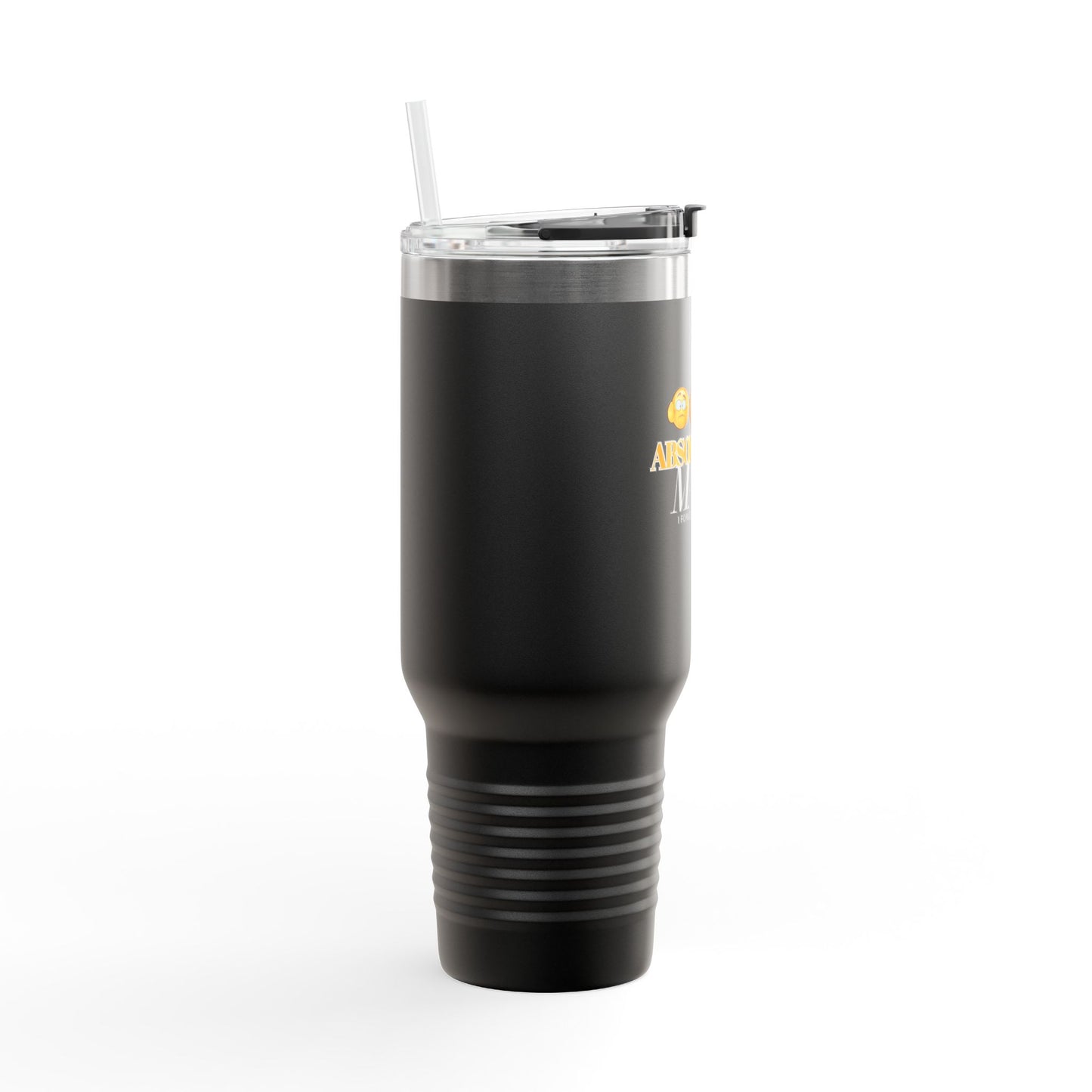Stylish Insulated Travel Mug with Fun Emoji Design - 40oz
