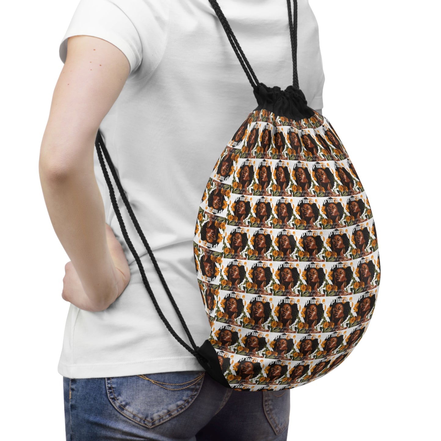 Custom Graphic Drawstring Bag – Unique Style for Everyday Adventures