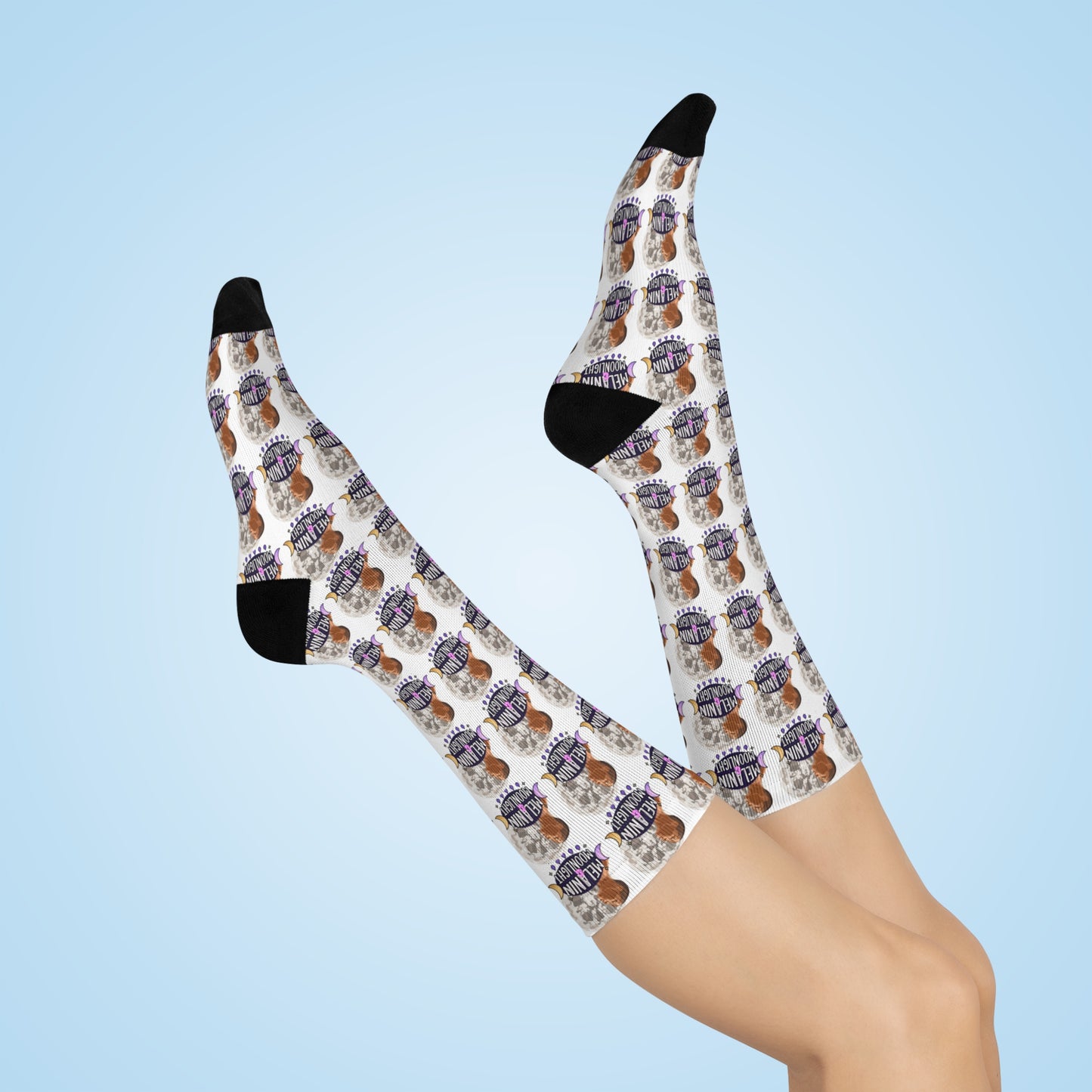 Melanin Magic Cushioned Crew Socks - Stylish Comfort for Celebrating Diversity