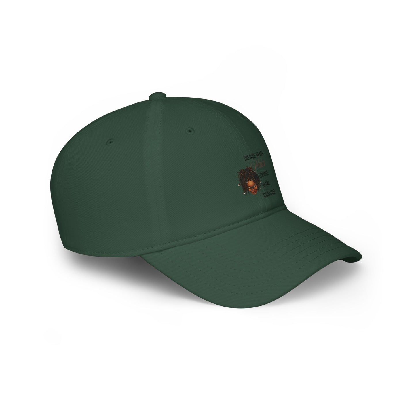 Red Low Profile Baseball Cap - 'The Coil In My Teenage Mind' Design