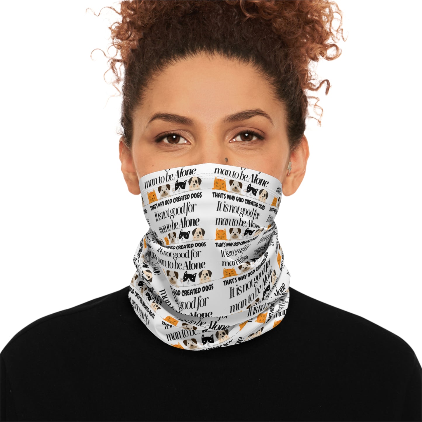Stylish Winter Neck Gaiter with Drawstring - Versatile and Warm Accessory