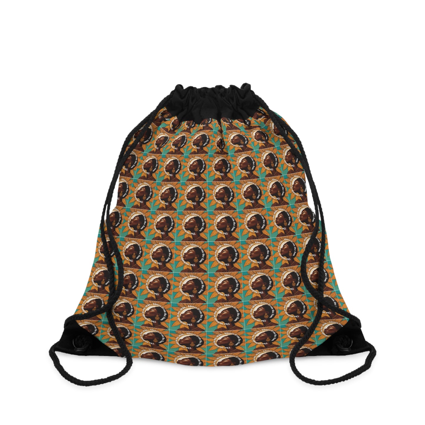 Colorful Patterned Drawstring Bag - Stylish & Functional Travel Accessory