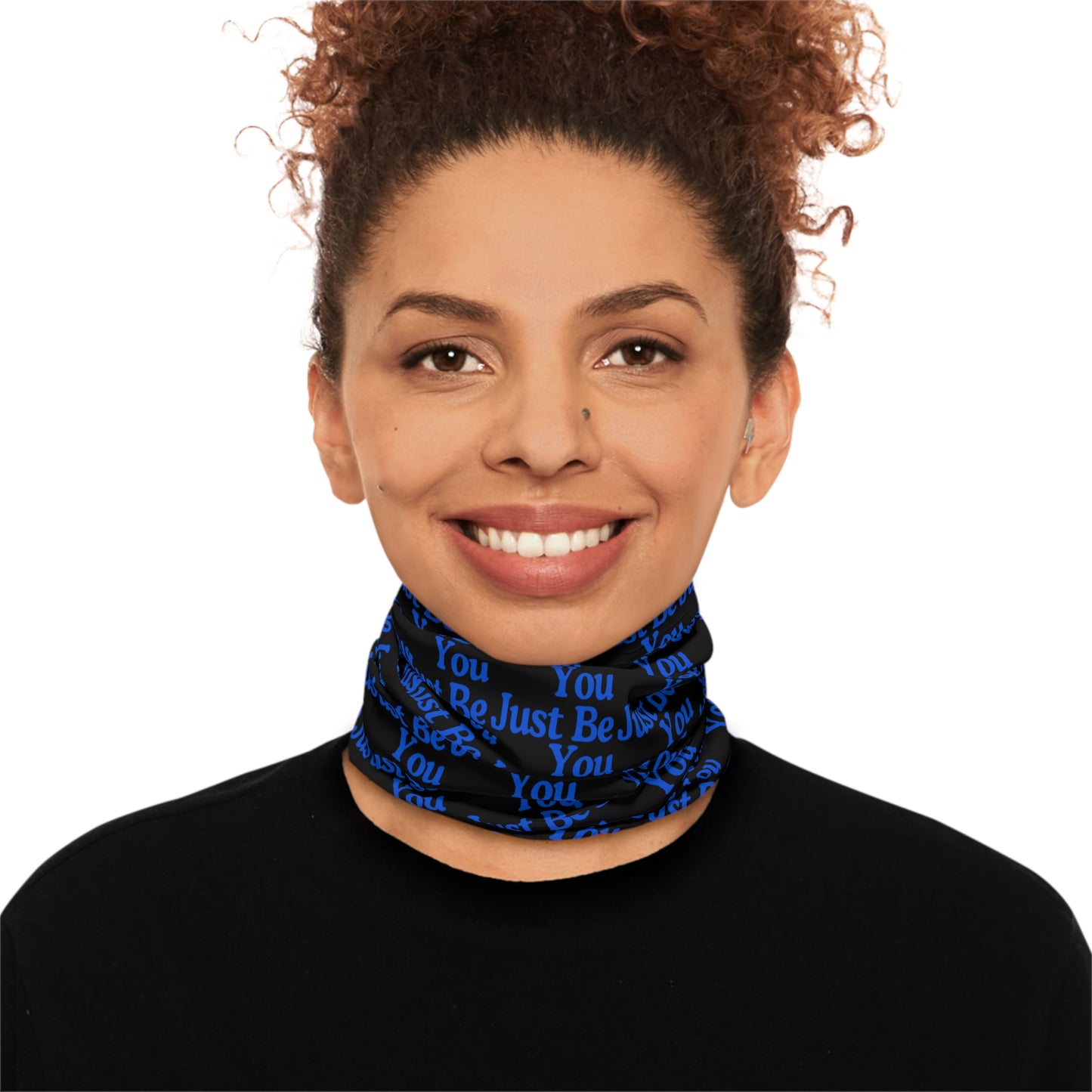 Inspirational Winter Neck Gaiter - 'Be Just You' Design