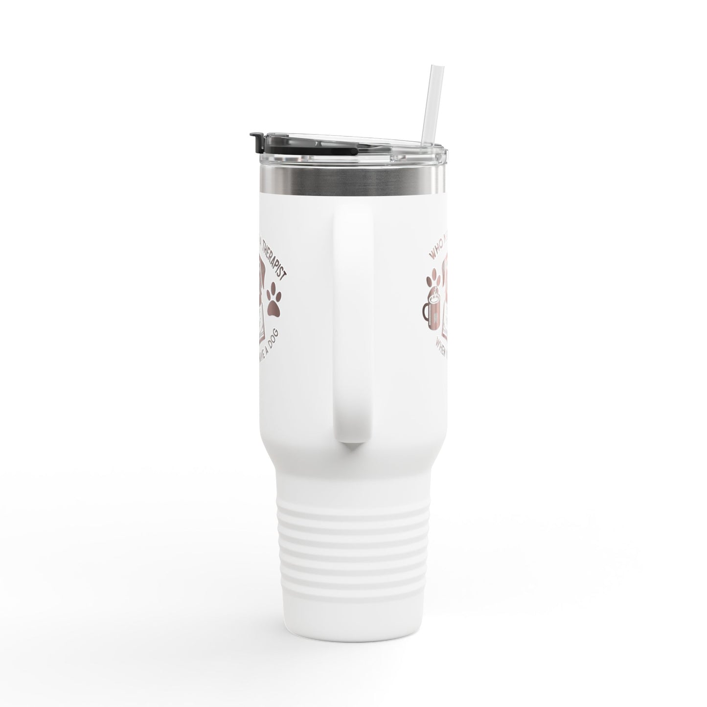 Whimsical Dog Lover's Insulated Travel Mug - 40oz