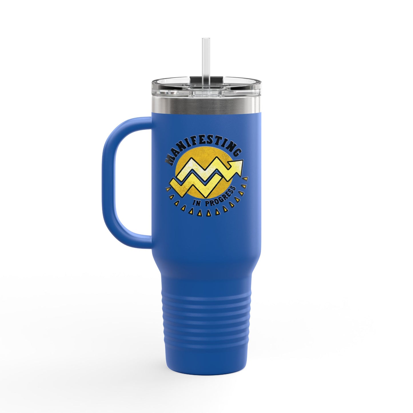 Manifesting in Progress Insulated Travel Mug - 40oz