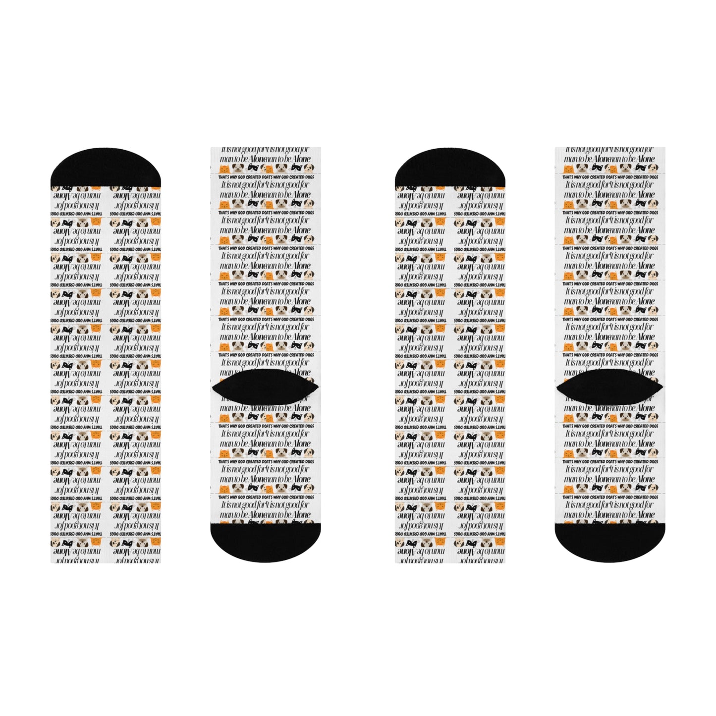 Inspirational Cushioned Crew Socks - Uplifting Quotes Gift for Friends & Family