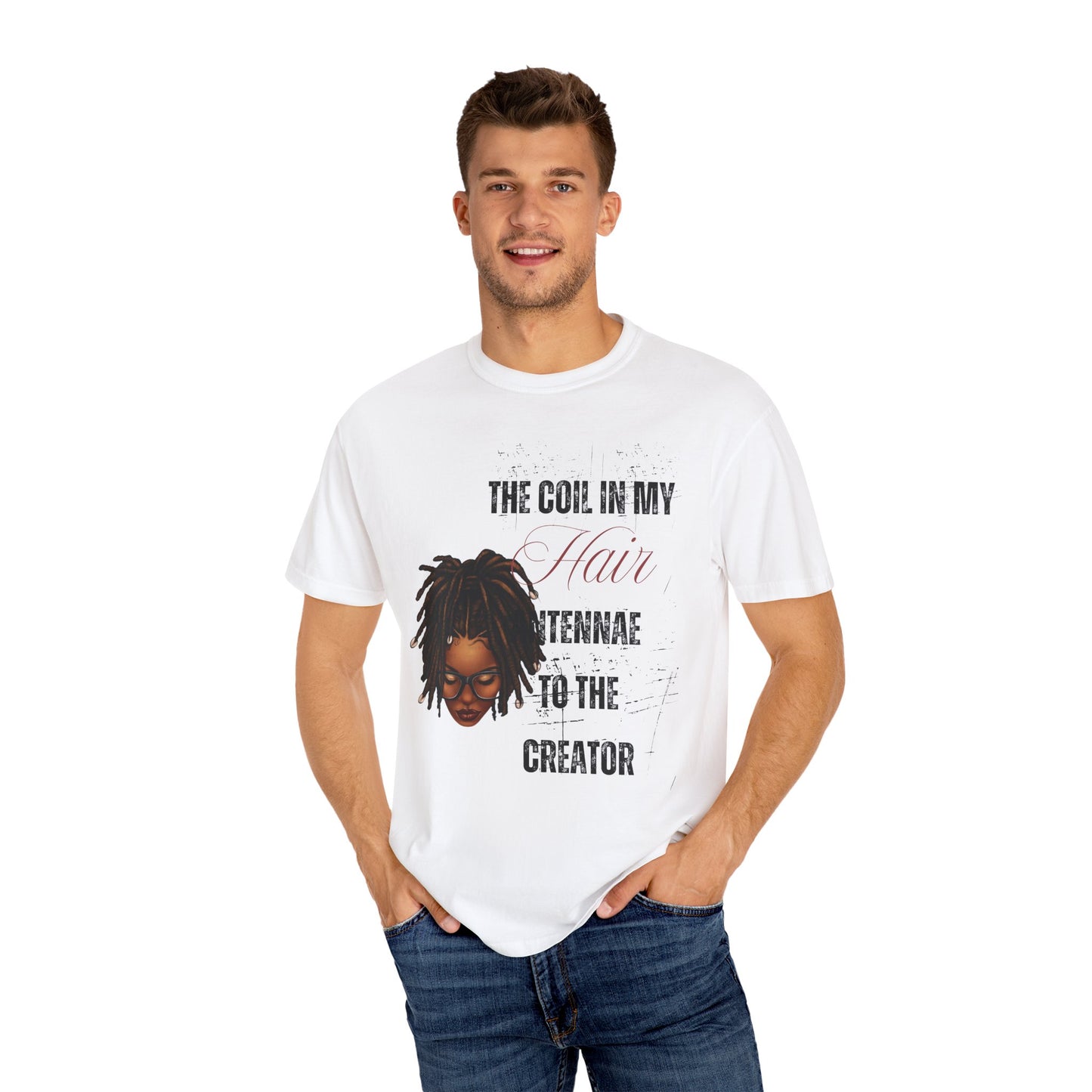 Coil in My Hair Unisex T-Shirt – Celebrate Natural Hair and Culture