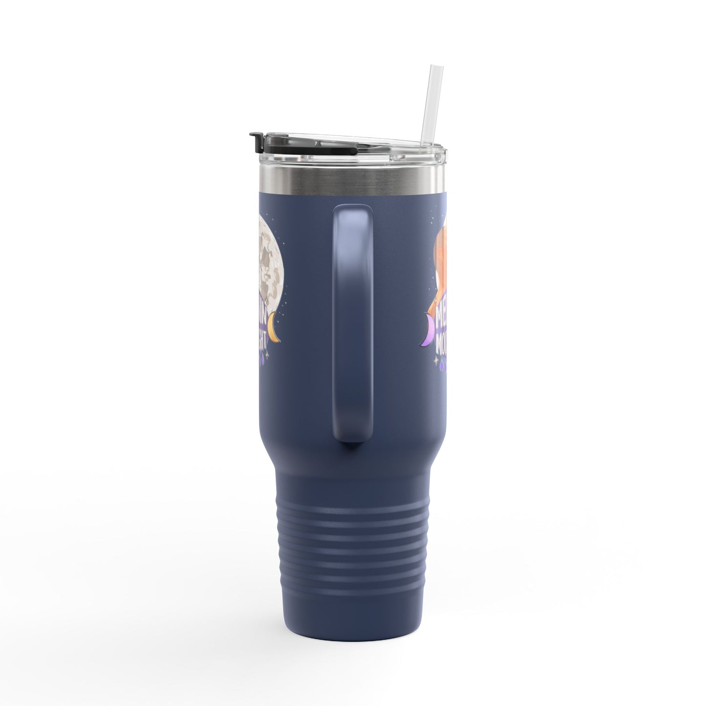 Personalized Insulated Travel Mug - 40oz Moonlight Design