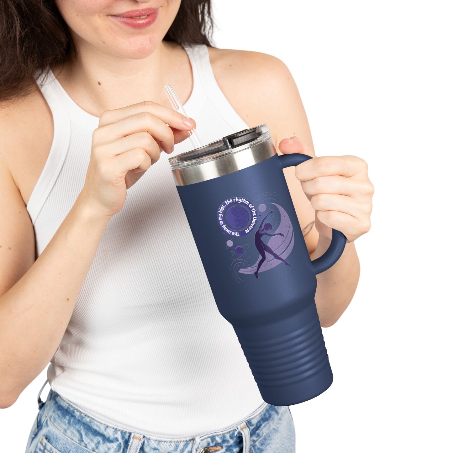 Creative Insulated Travel Mug for Adventurers - 40oz, Perfect for Sports, Nature Lovers & Holidays