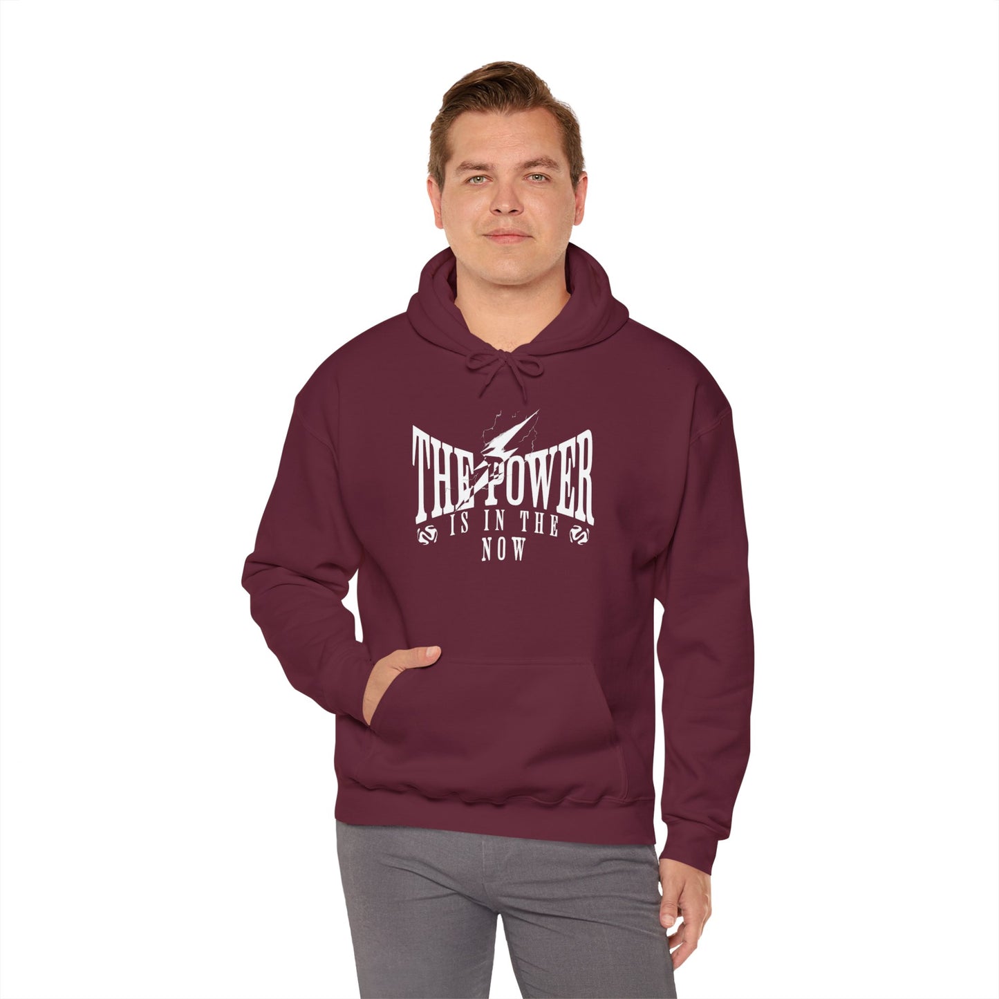 The Power is in the Now Unisex Heavy Blend Hooded Sweatshirt