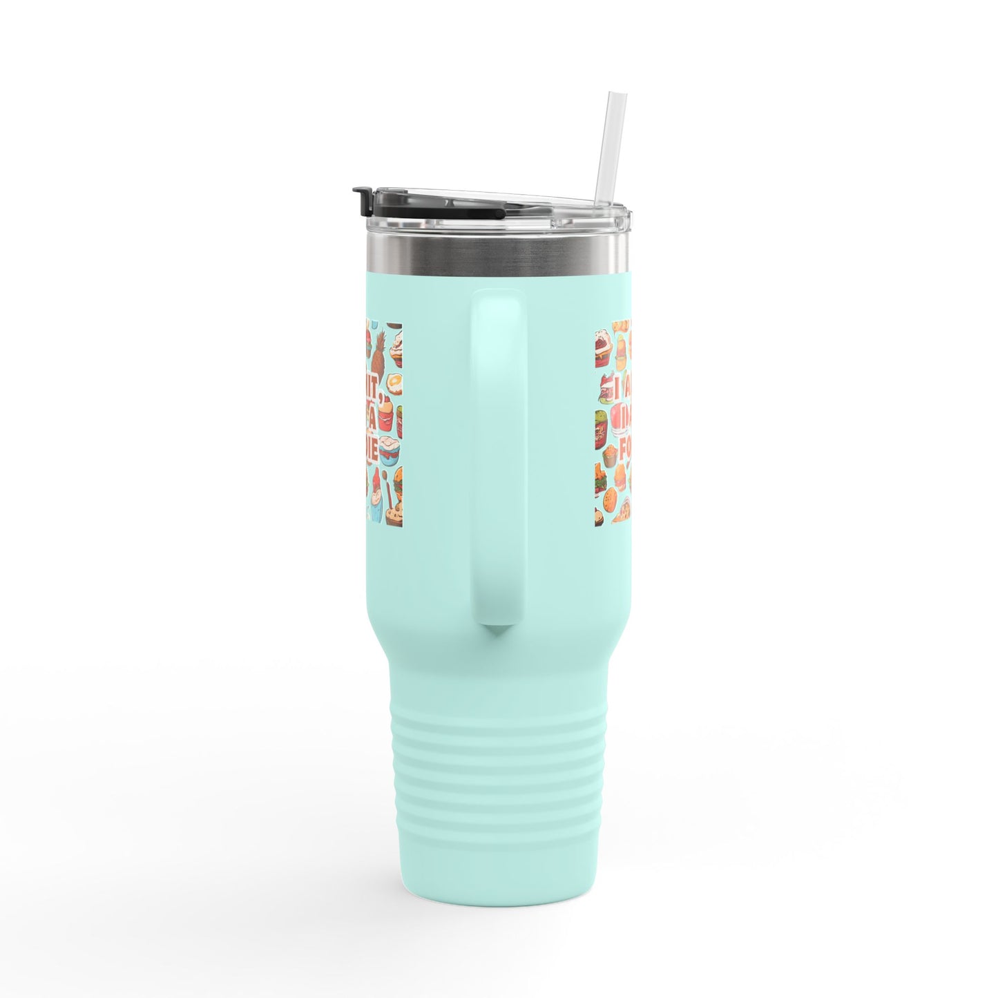 Foodie Insulated Travel Mug - 40oz with Fun Food Designs