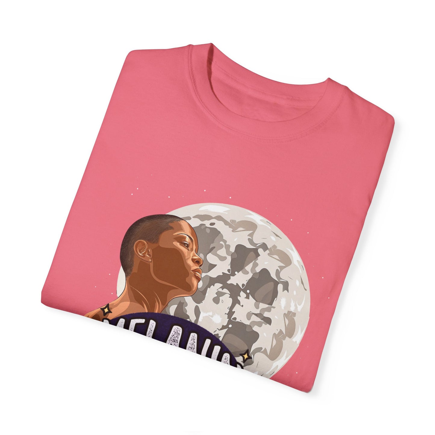 Melanin & Moonlight Unisex Garment-Dyed T-Shirt - Celebrate Cultural Heritage