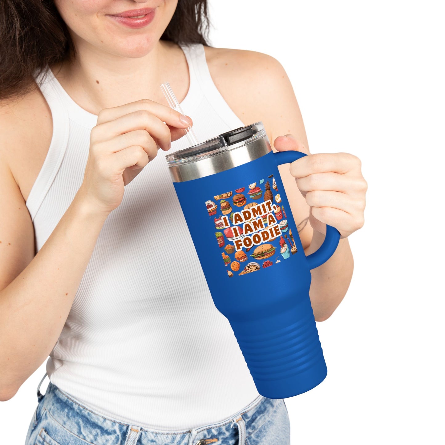 Foodie Insulated Travel Mug - 40oz with Fun Food Designs