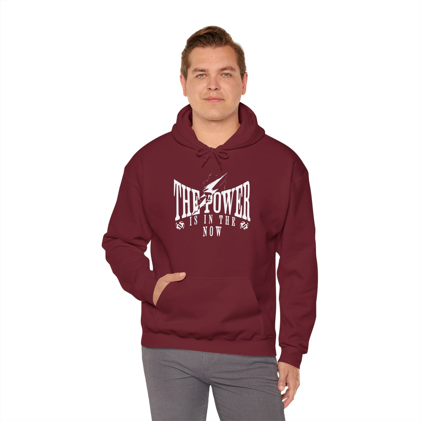 The Power is in the Now Unisex Heavy Blend Hooded Sweatshirt