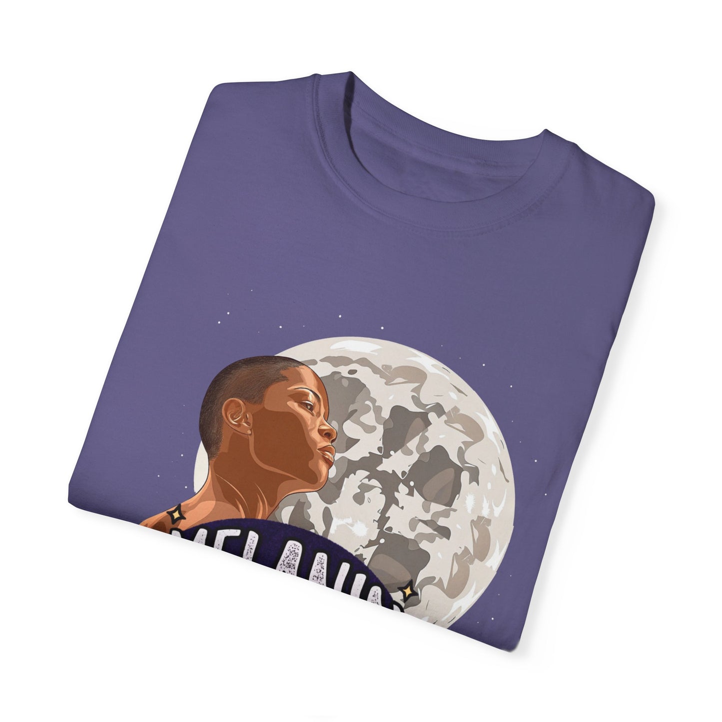 Melanin & Moonlight Unisex Garment-Dyed T-Shirt - Celebrate Cultural Heritage