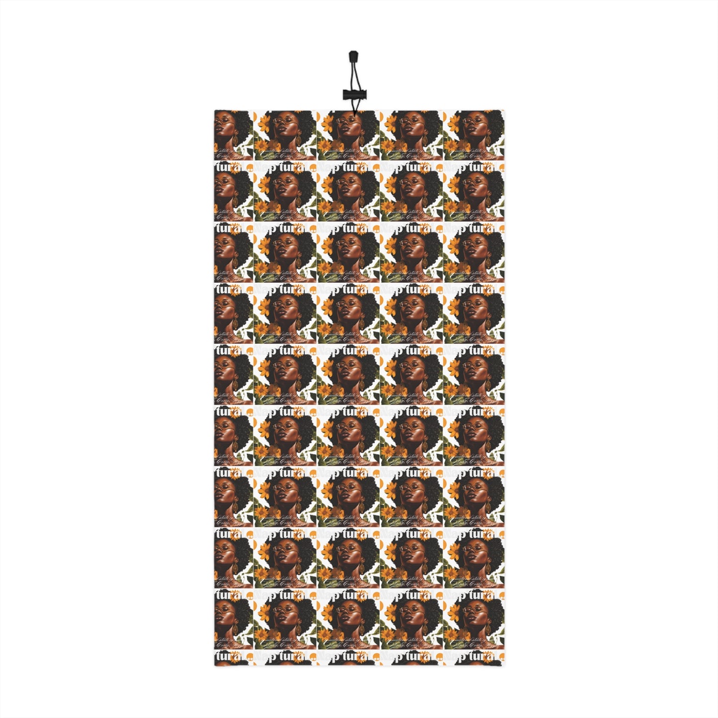 Artistic Winter Neck Gaiter with Drawstring - Cozy & Stylish Accessory for Cold Days