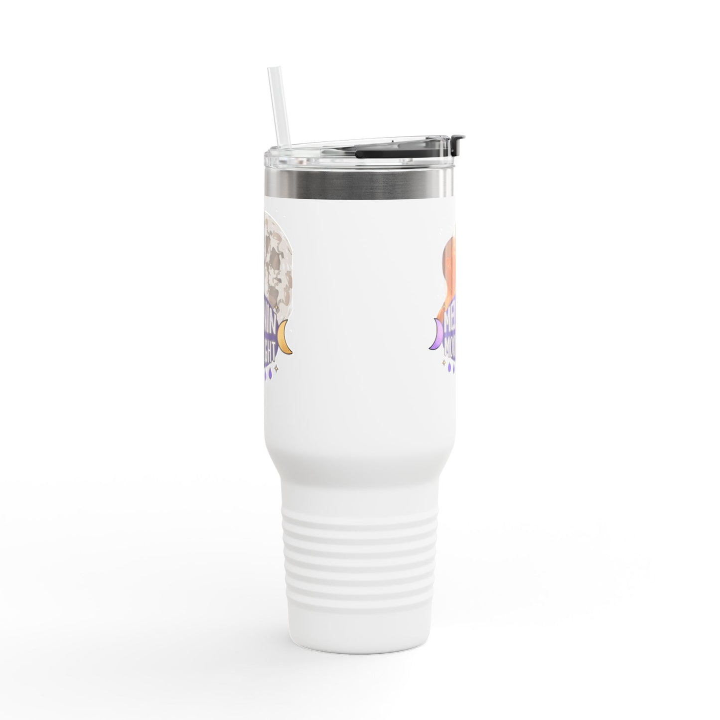 Personalized Insulated Travel Mug - 40oz Moonlight Design