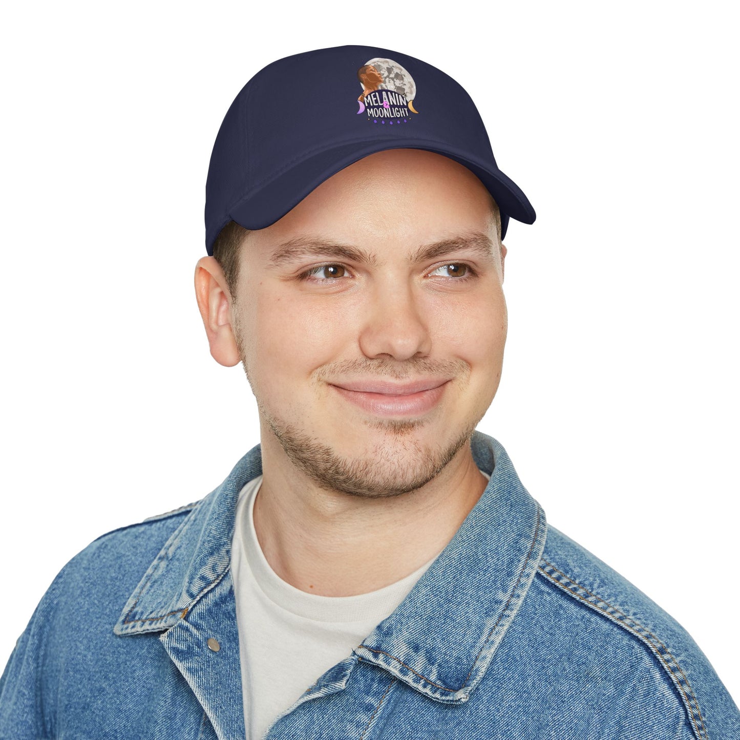 Melanin Moonlight Low Profile Baseball Cap - Casual Style for All Seasons