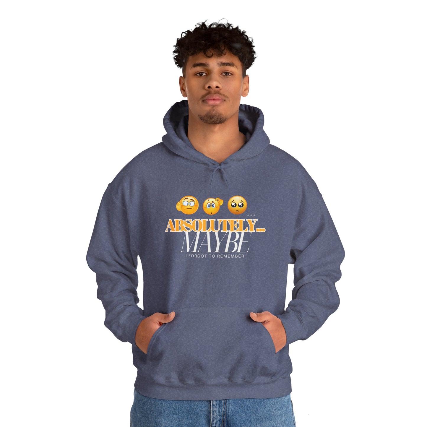 Absolutely Emoticon Unisex Heavy Blend™ Hooded Sweatshirt