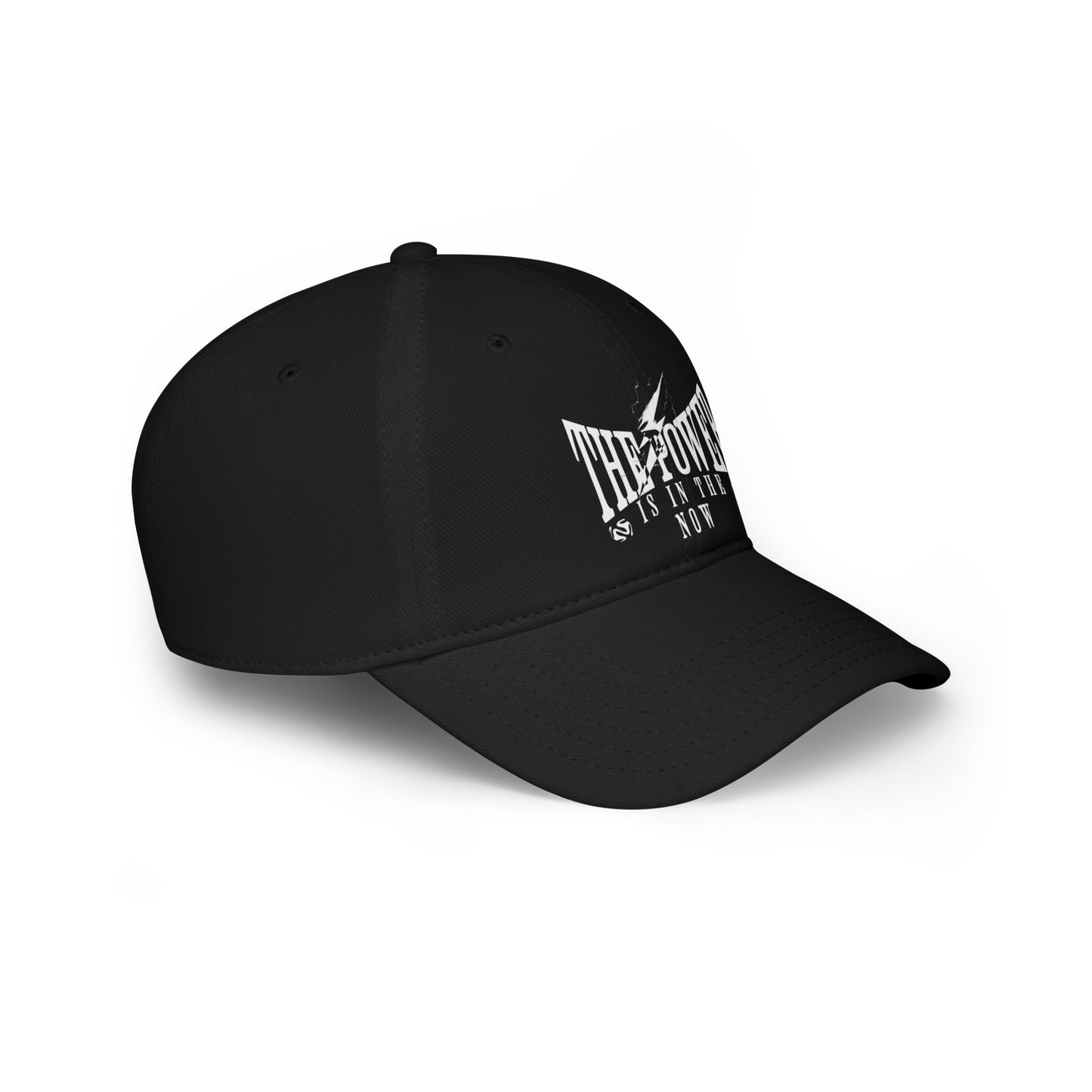 Empowering Red Low Profile Baseball Cap - "The Power is in the Now"