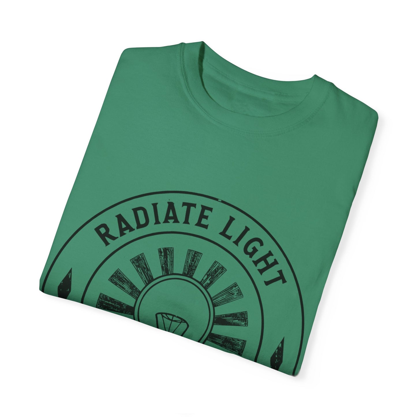 Radiate Light Unisex Garment-Dyed T-Shirt - Inspirational Graphic Tee