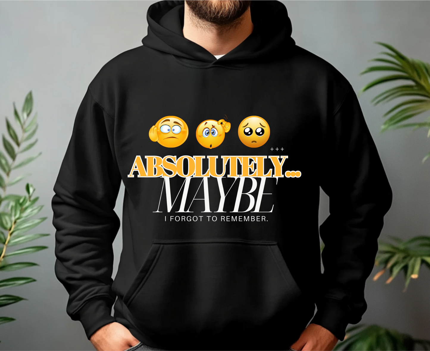 Absolutely Emoticon Unisex Heavy Blend™ Hooded Sweatshirt