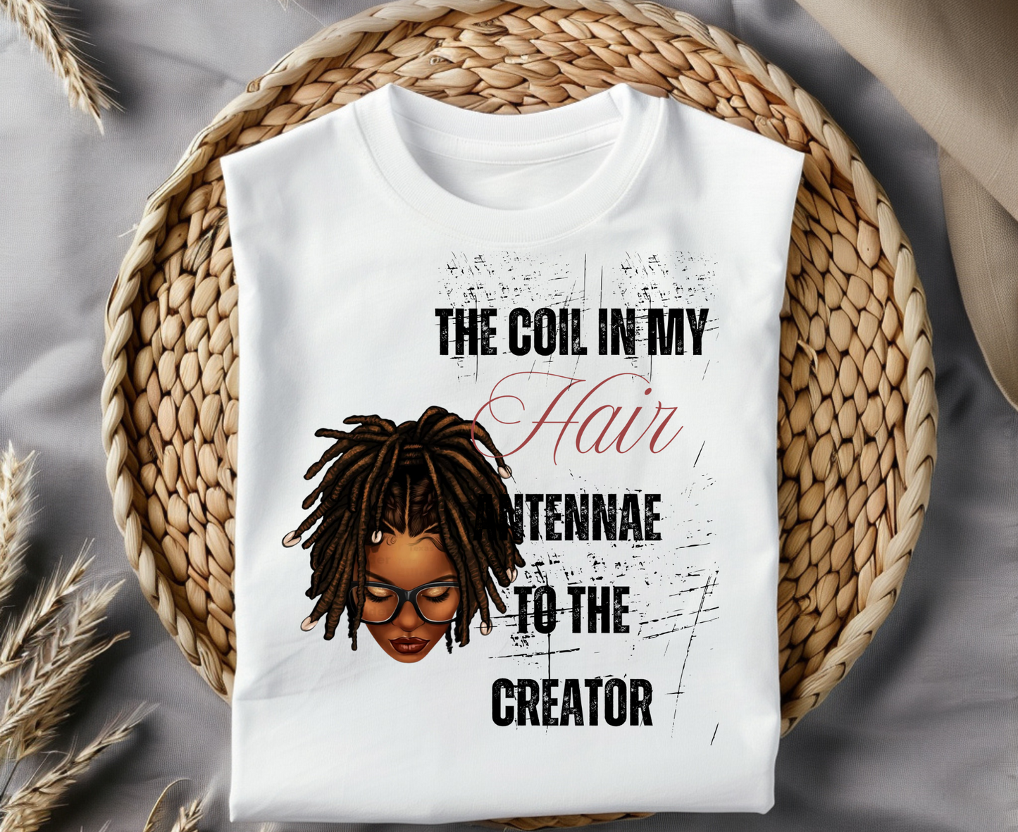 Coil in My Hair Unisex T-Shirt – Celebrate Natural Hair and Culture