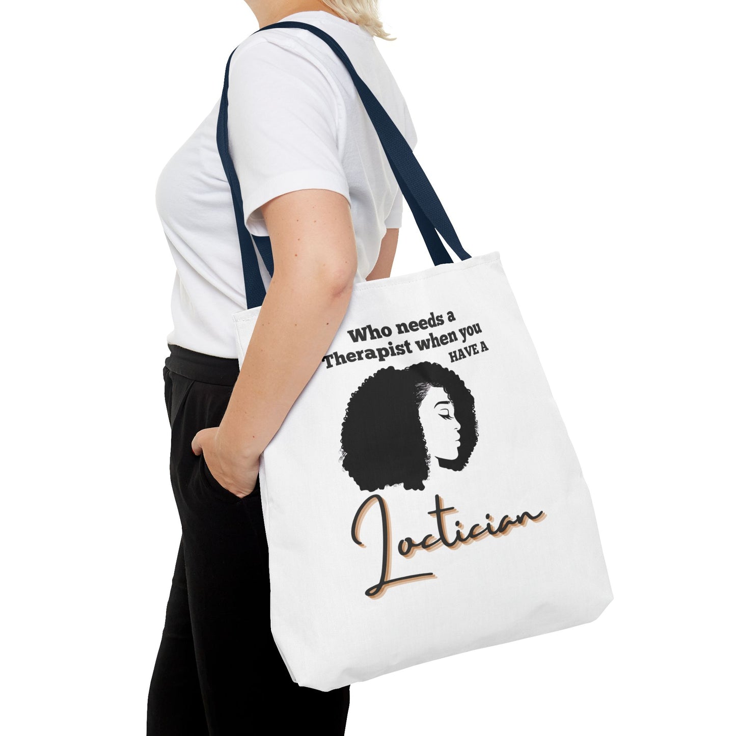 Empowered Loctician Tote Bag - Perfect for Haircare Experts & Therapists