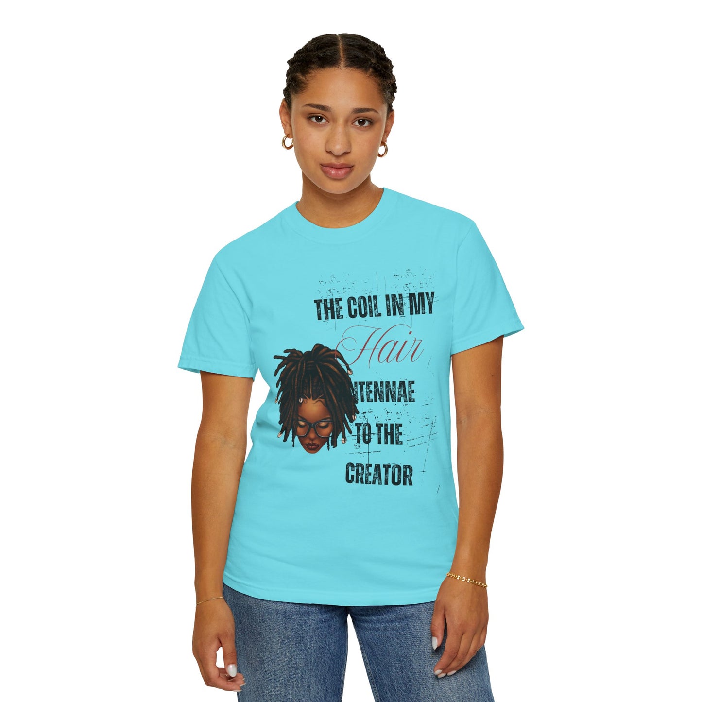 Coil in My Hair Unisex T-Shirt – Celebrate Natural Hair and Culture