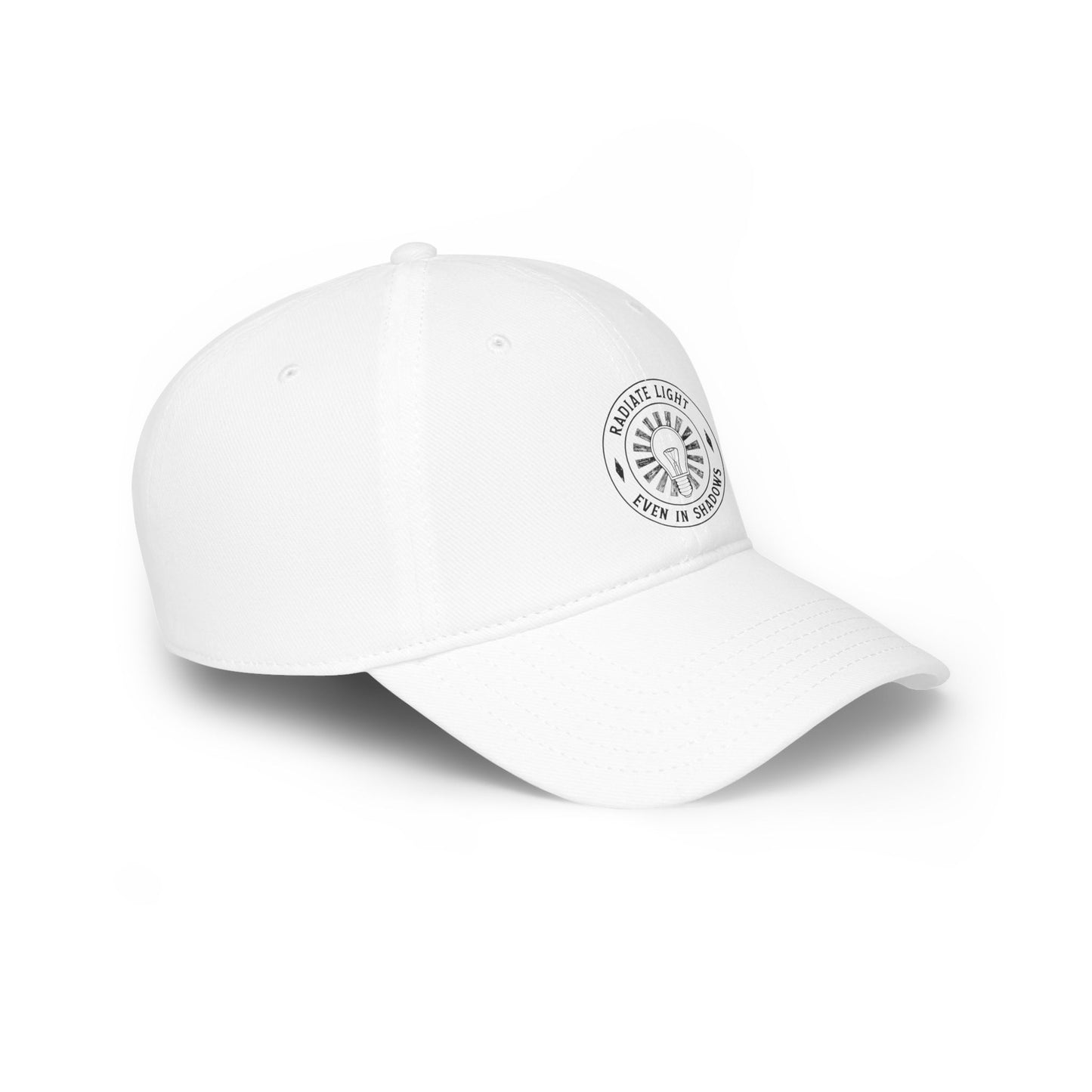 Radiate Light Low Profile Baseball Cap - Bold Red Hat for Everyday Style
