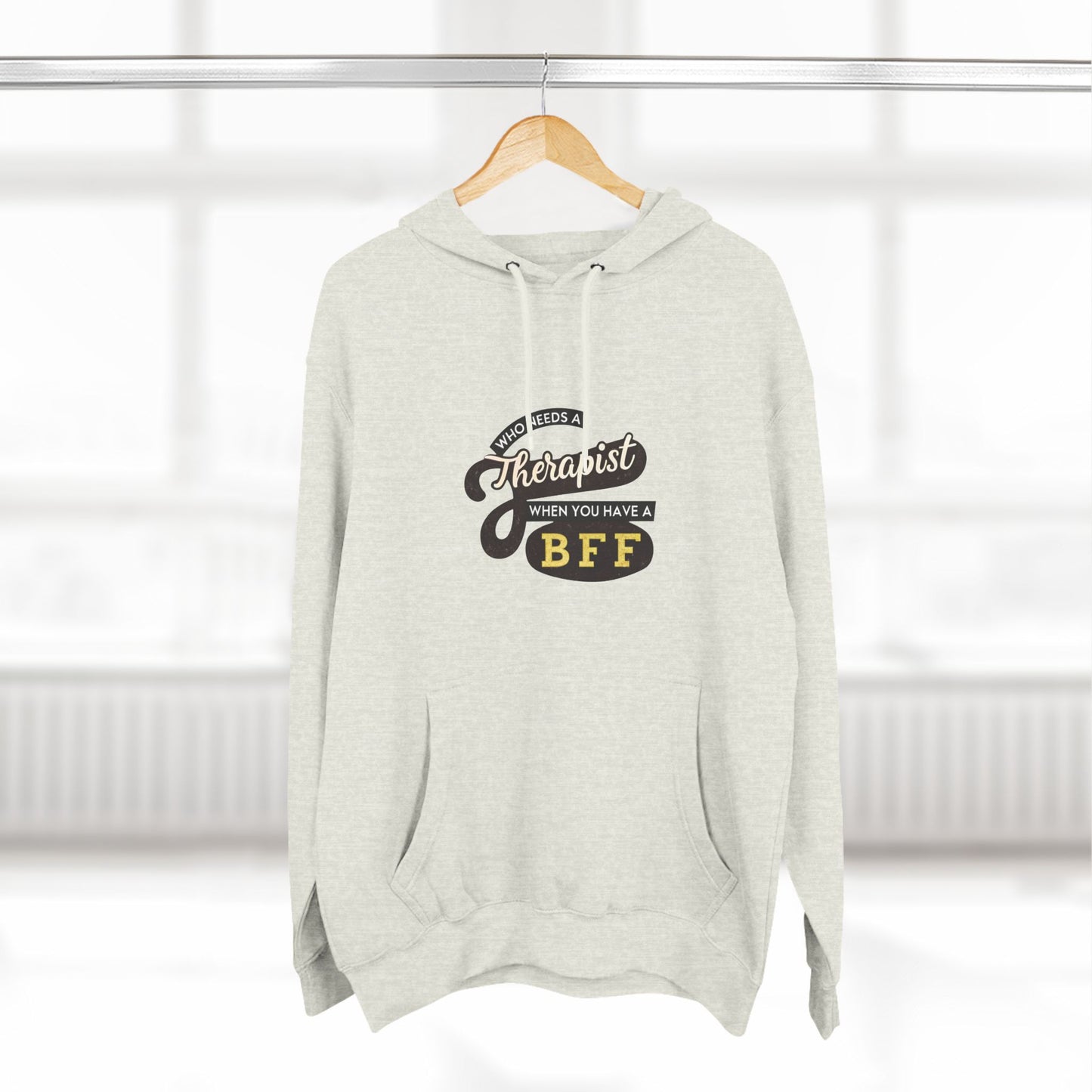 BFF Therapist Fleece Hoodie - Perfect Gift for Best Friends