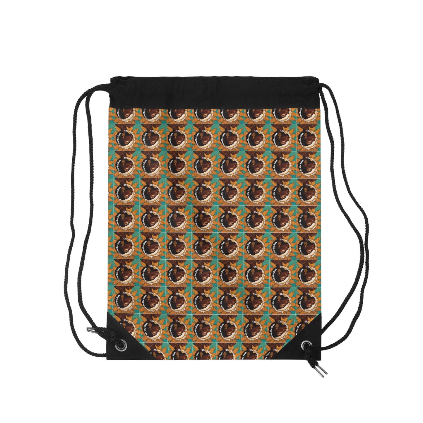 Colorful Patterned Drawstring Bag - Stylish & Functional Travel Accessory