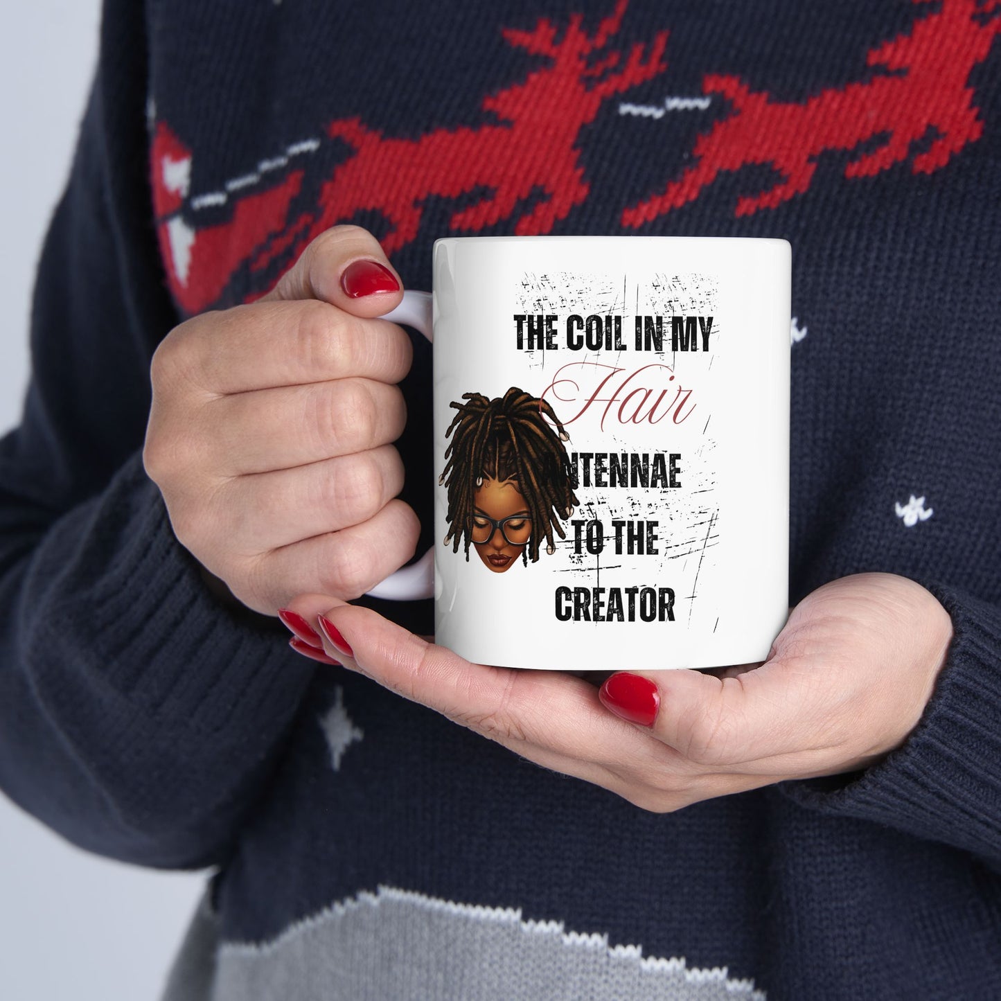 Empowerment Ceramic Mug - Celebrate Your Natural Hair - 11oz & 15oz
