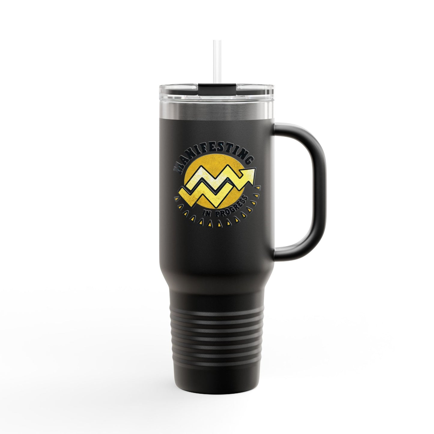 Manifesting in Progress Insulated Travel Mug - 40oz