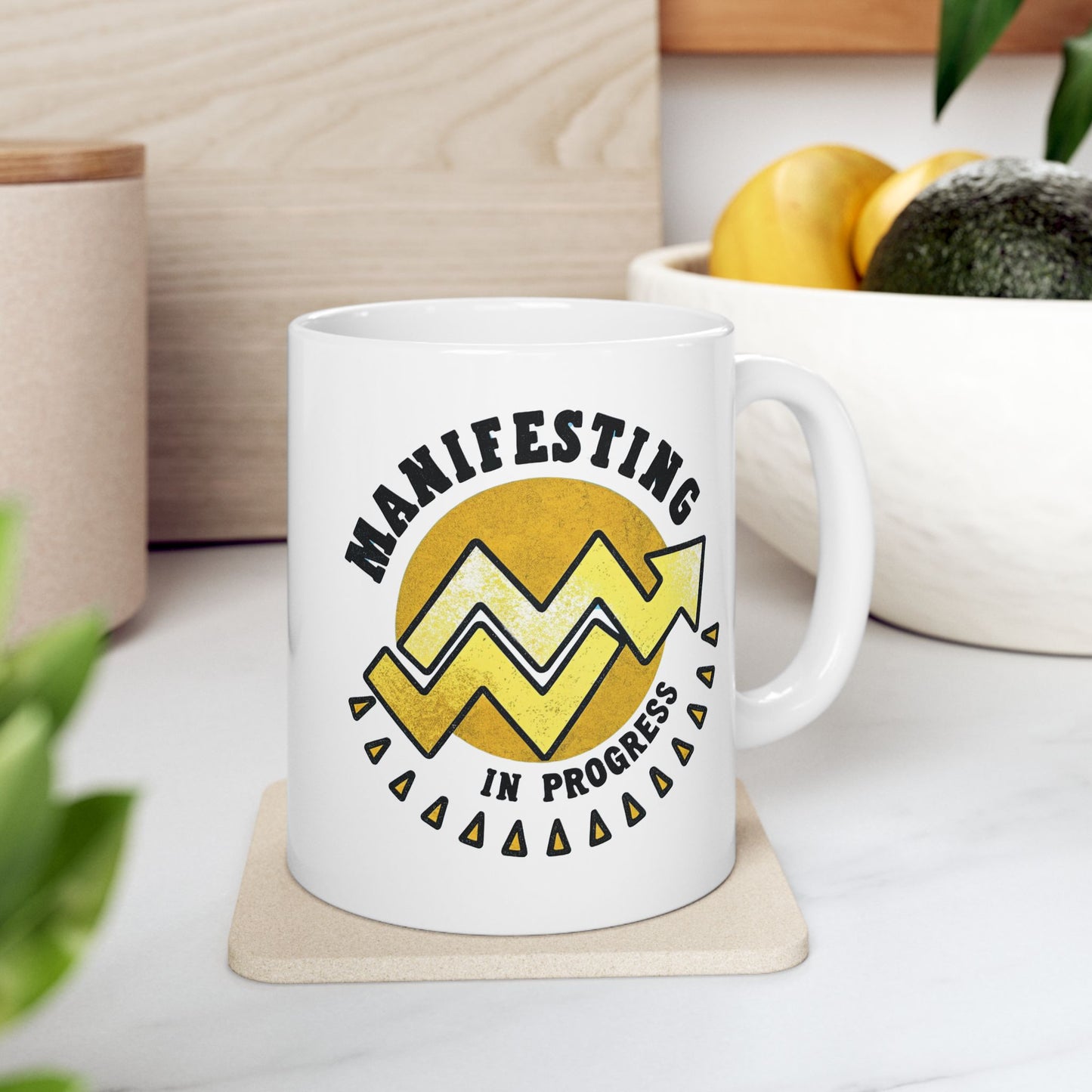 Motivational Ceramic Mug - 11oz & 15oz Coffee Cup with Inspirational Design