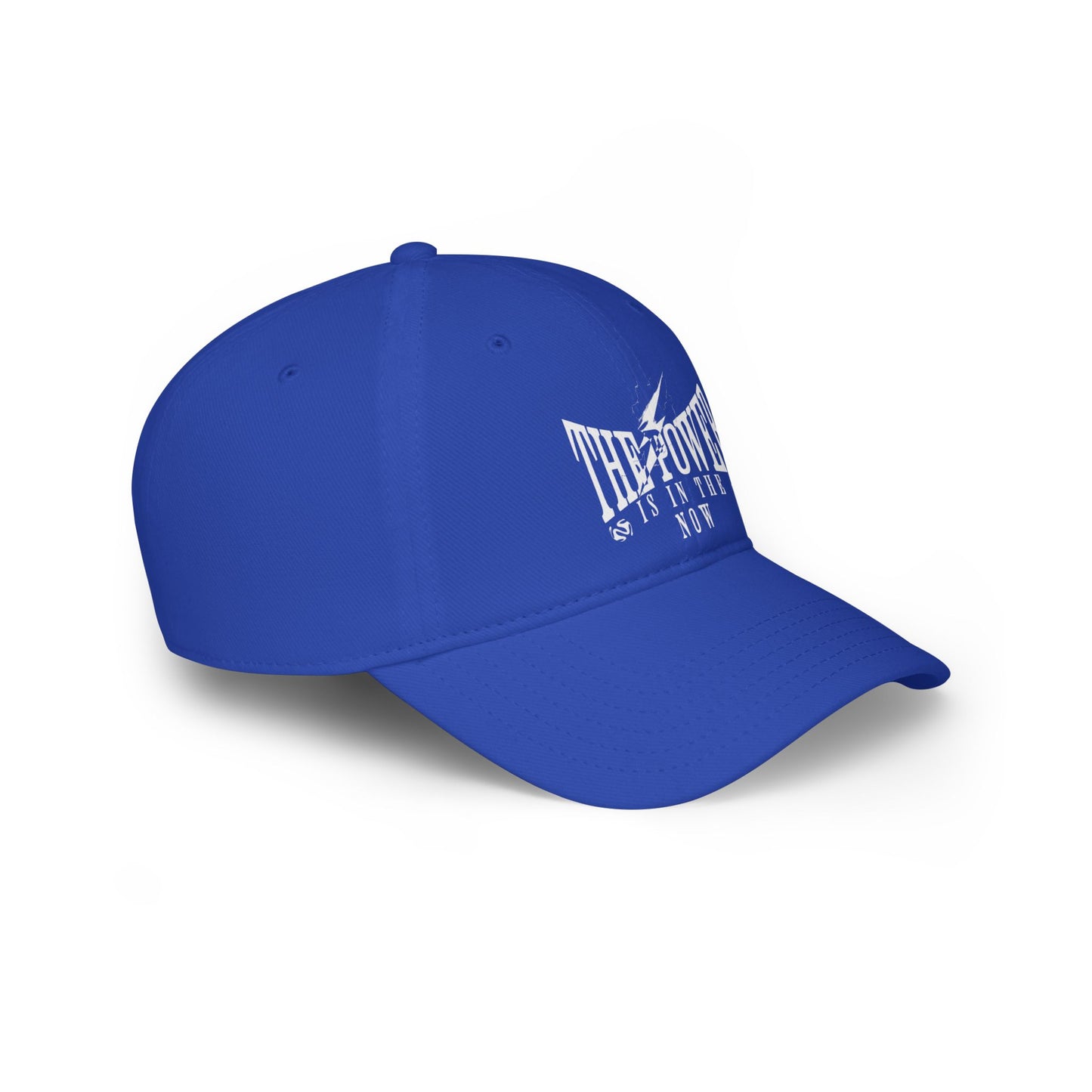 Empowering Red Low Profile Baseball Cap - "The Power is in the Now"