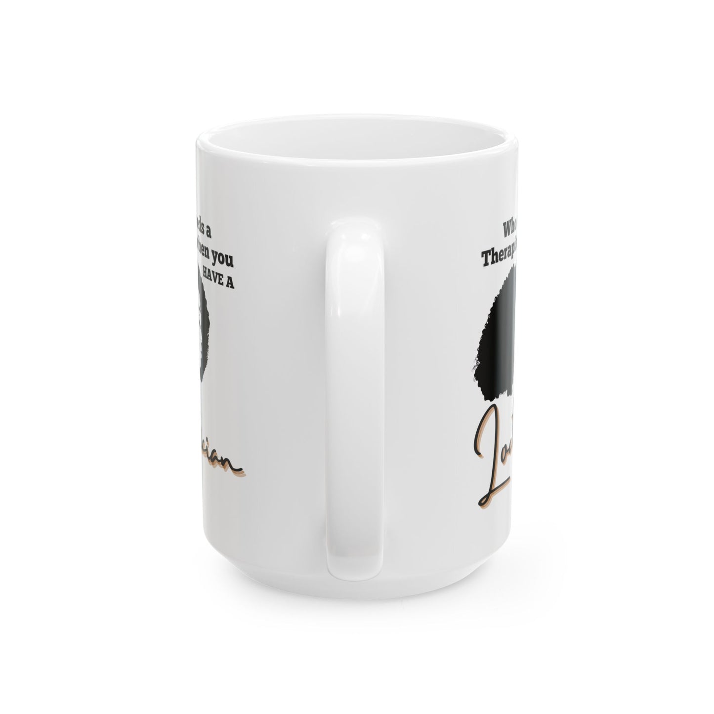 Inspirational Ceramic Mug - Perfect for Self-Care and Mental Health Awareness