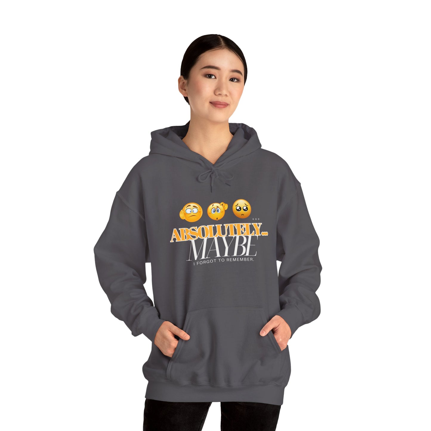 Absolutely Emoticon Unisex Heavy Blend™ Hooded Sweatshirt