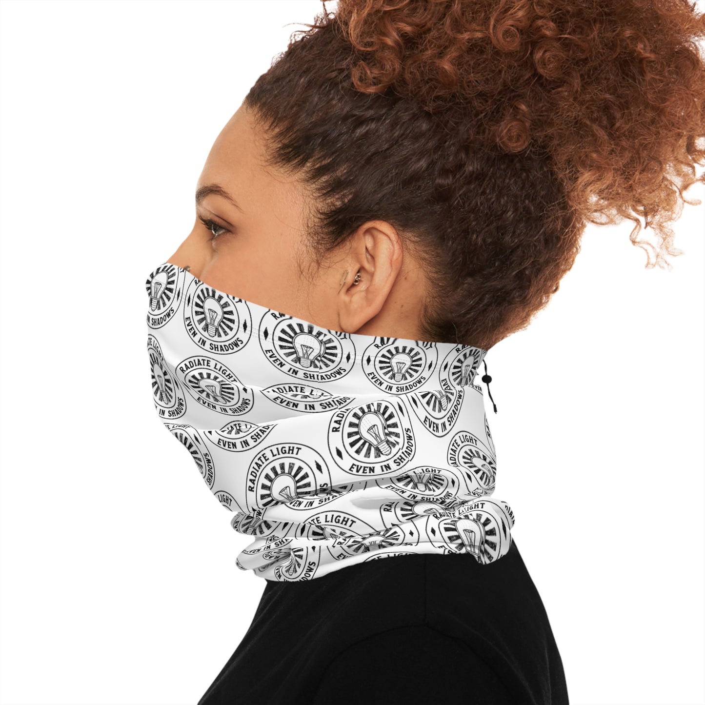 Stylish Winter Neck Gaiter with Drawstring - Perfect for Outdoor Adventures
