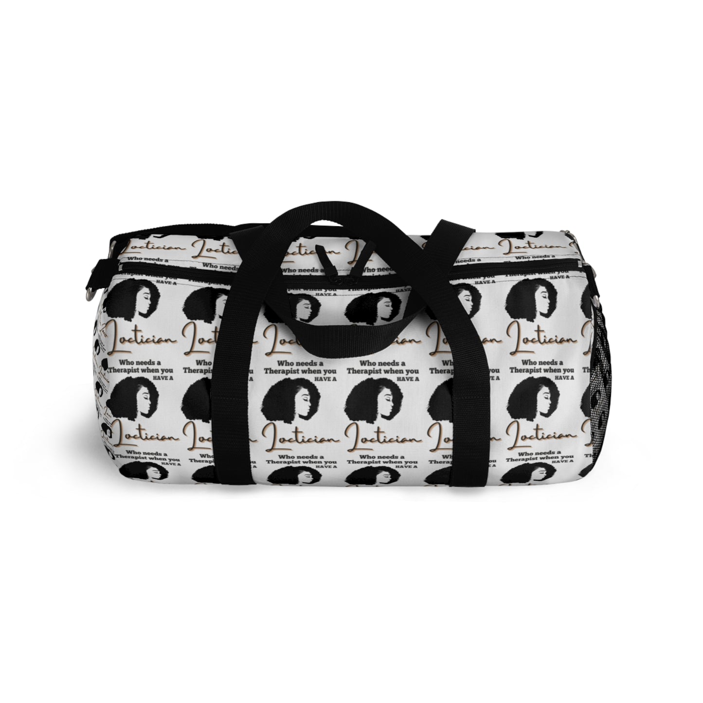 Therapist-Collage Duffel Bag - Perfect for Gym, Travel, and Self-Care