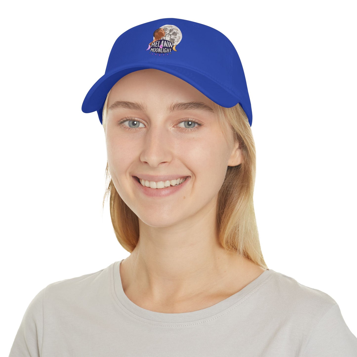 Melanin Moonlight Low Profile Baseball Cap - Casual Style for All Seasons