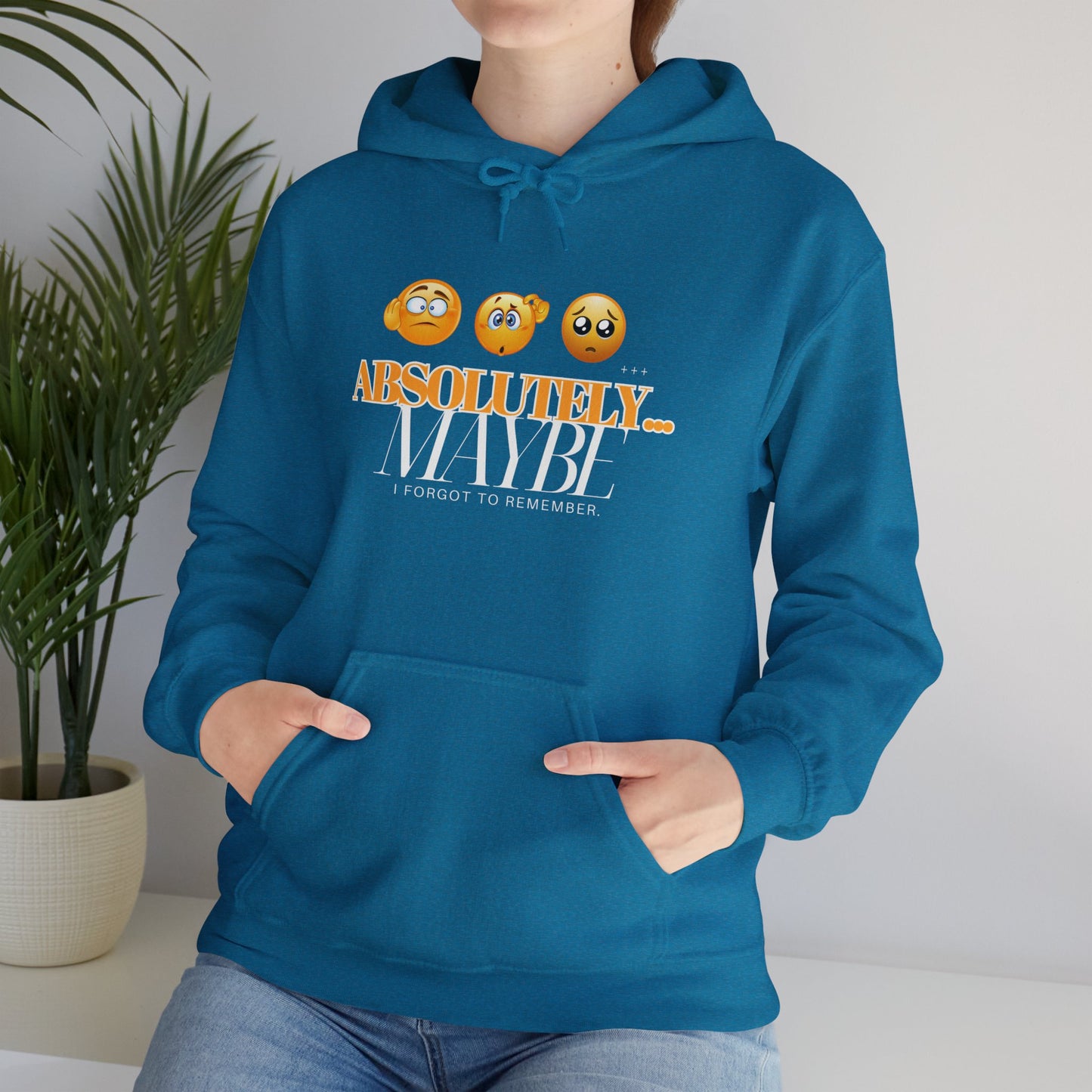 Absolutely Emoticon Unisex Heavy Blend™ Hooded Sweatshirt