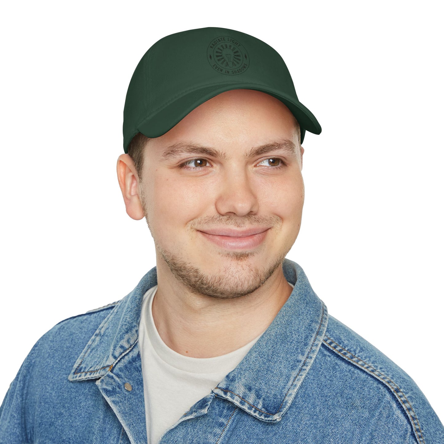 Radiate Light Low Profile Baseball Cap - Bold Red Hat for Everyday Style