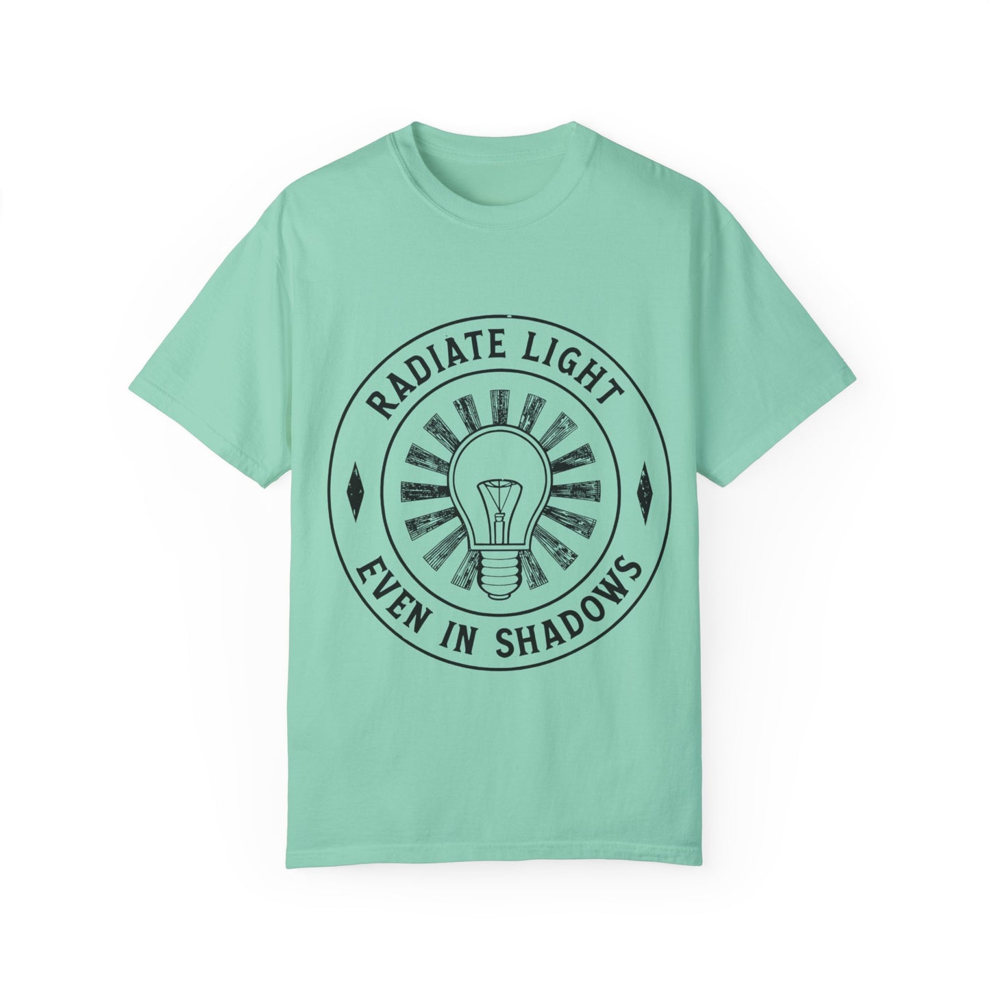 Radiate Light Unisex Garment-Dyed T-Shirt - Inspirational Graphic Tee