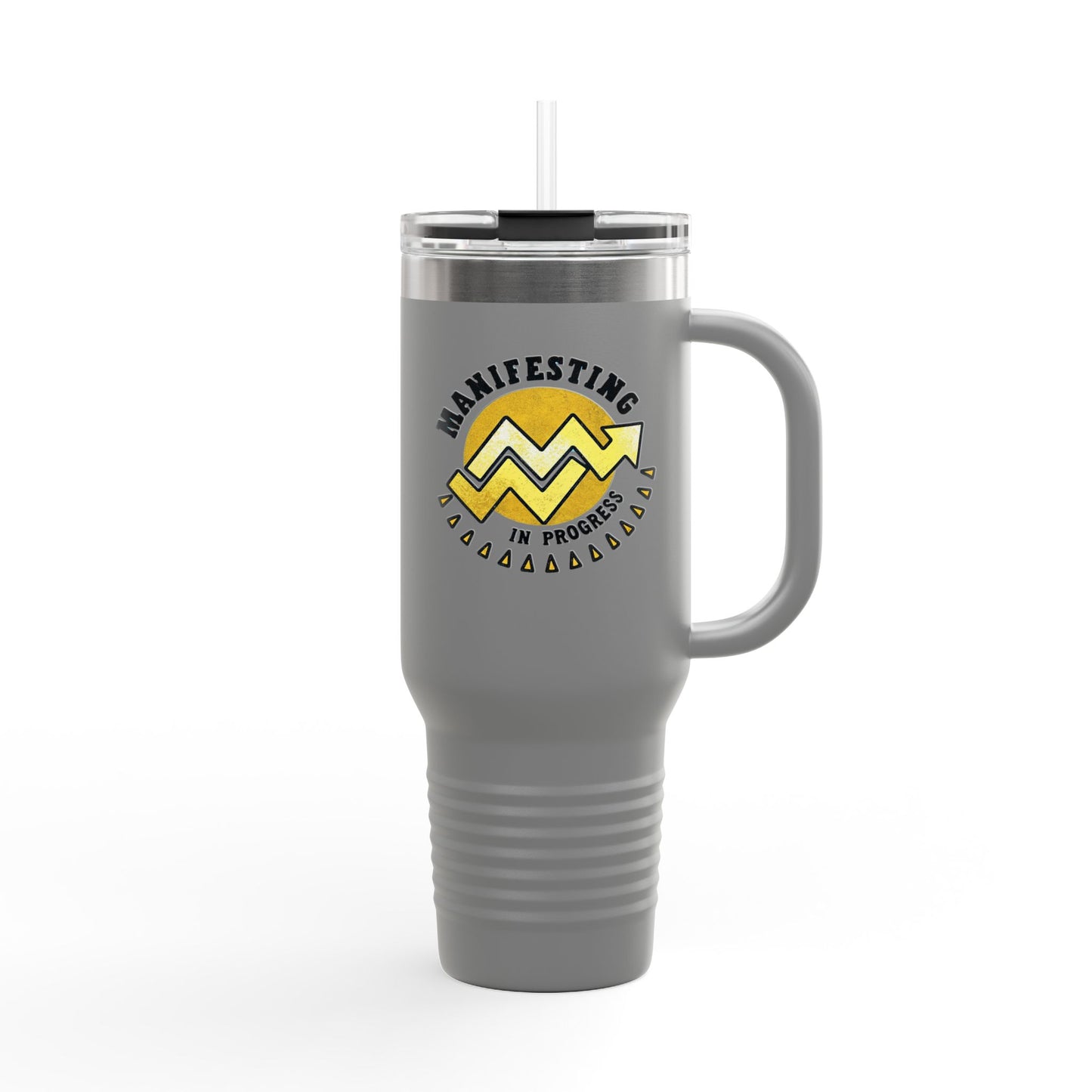 Manifesting in Progress Insulated Travel Mug - 40oz