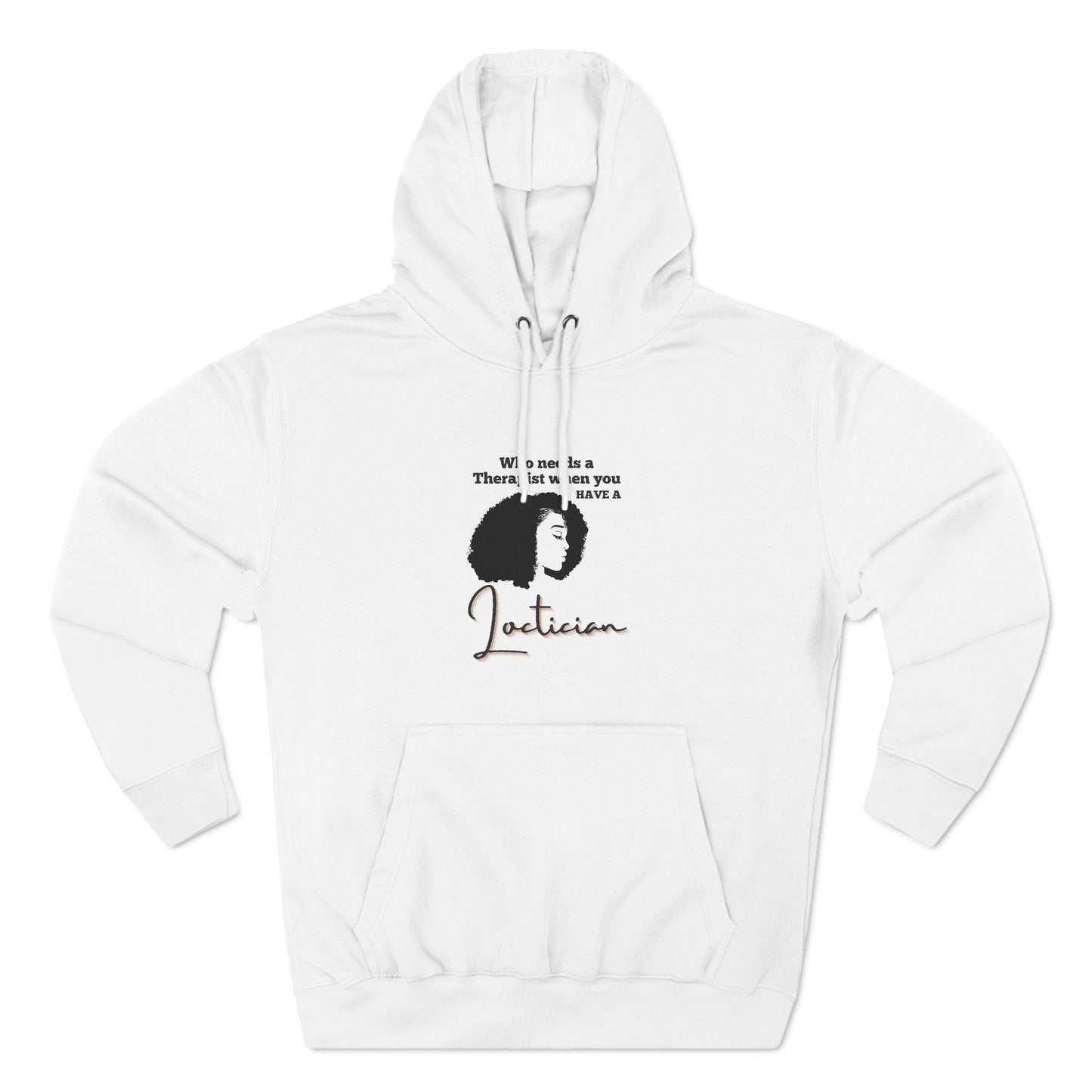Stylish Therapist Fleece Hoodie - Empowering Quotes for Mental Health Awareness