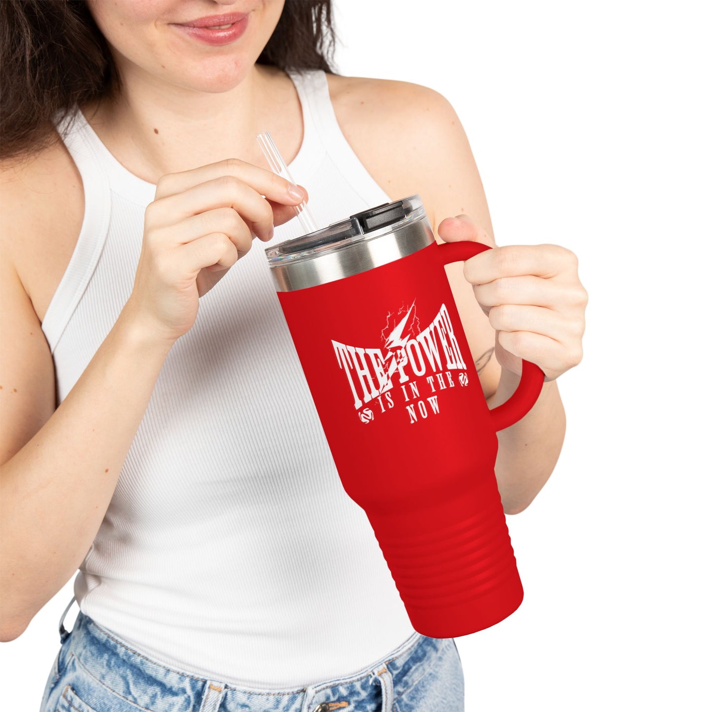 Insulated Travel Mug - The Power is in the Now, 40oz