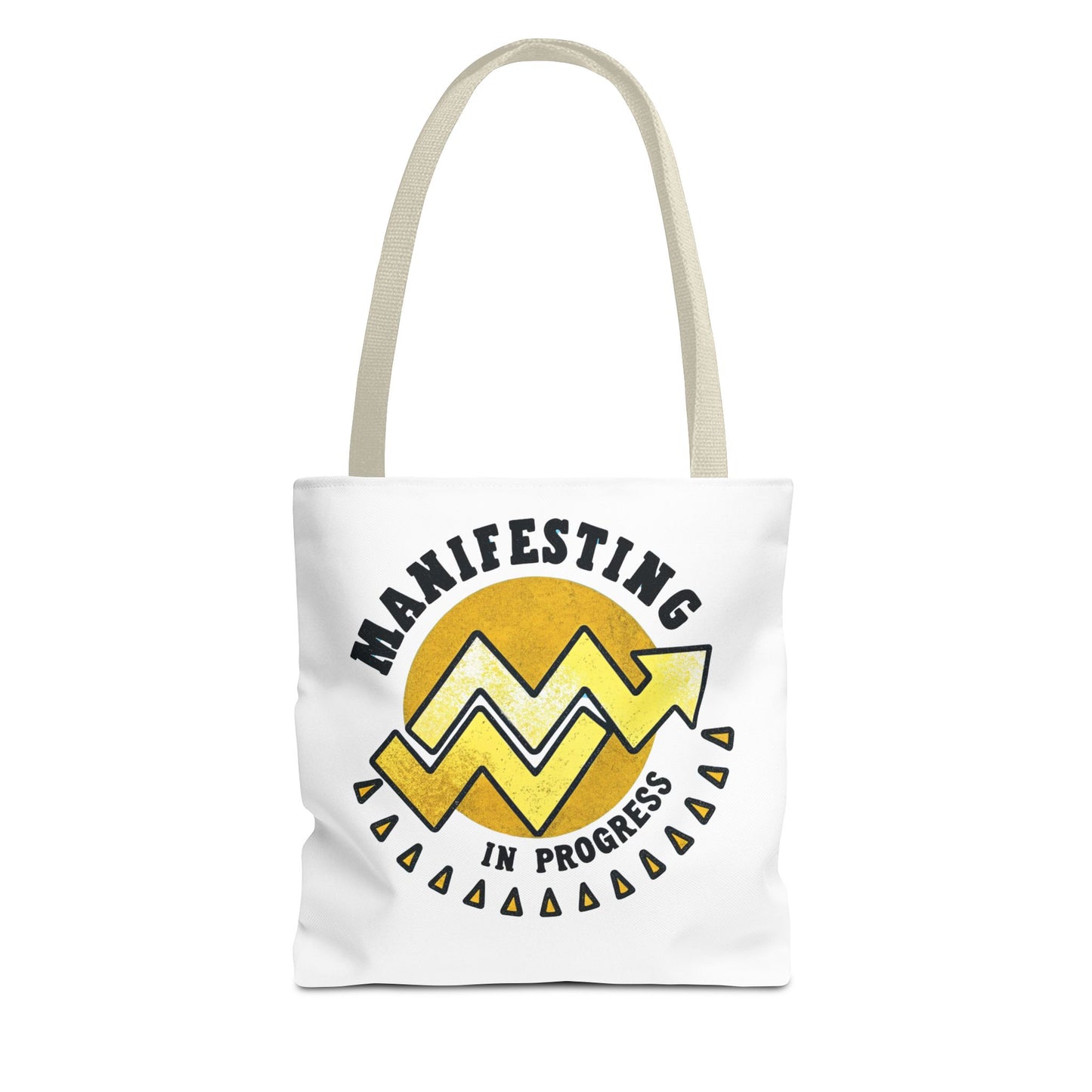 Manifesting in Progress Tote Bag – Eco-Friendly and Stylish Carry-All for Dreamers