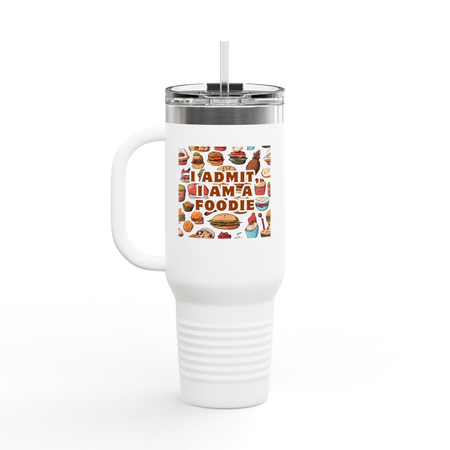 Foodie Insulated Travel Mug - 40oz with Fun Food Designs